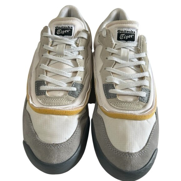 Asics Onitsuka Tiger Admix Runner 300 Men's Size 10 White Gray 1183B357 - Picture 6 of 14